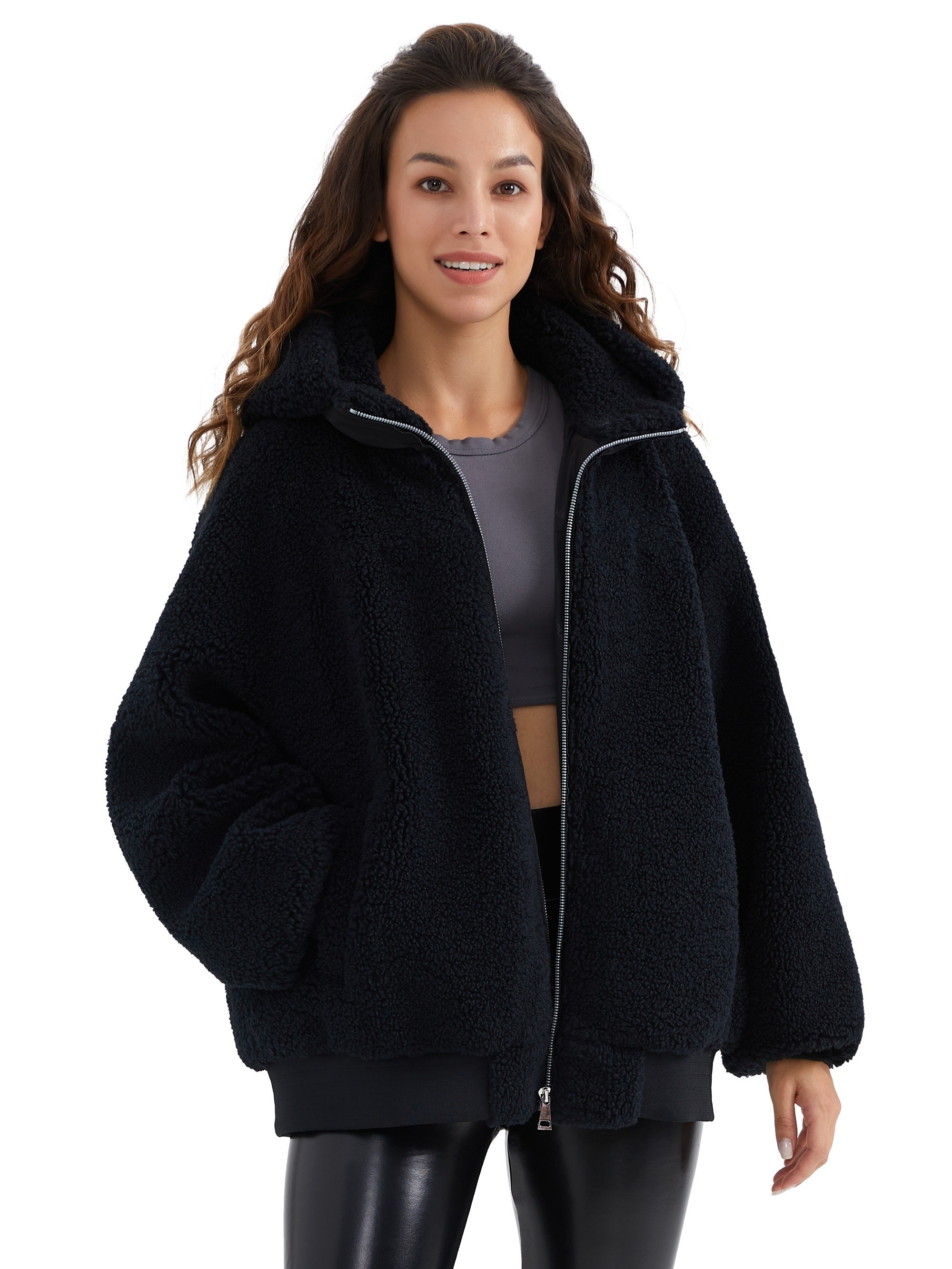 Womens hotsell fuzzy fleece