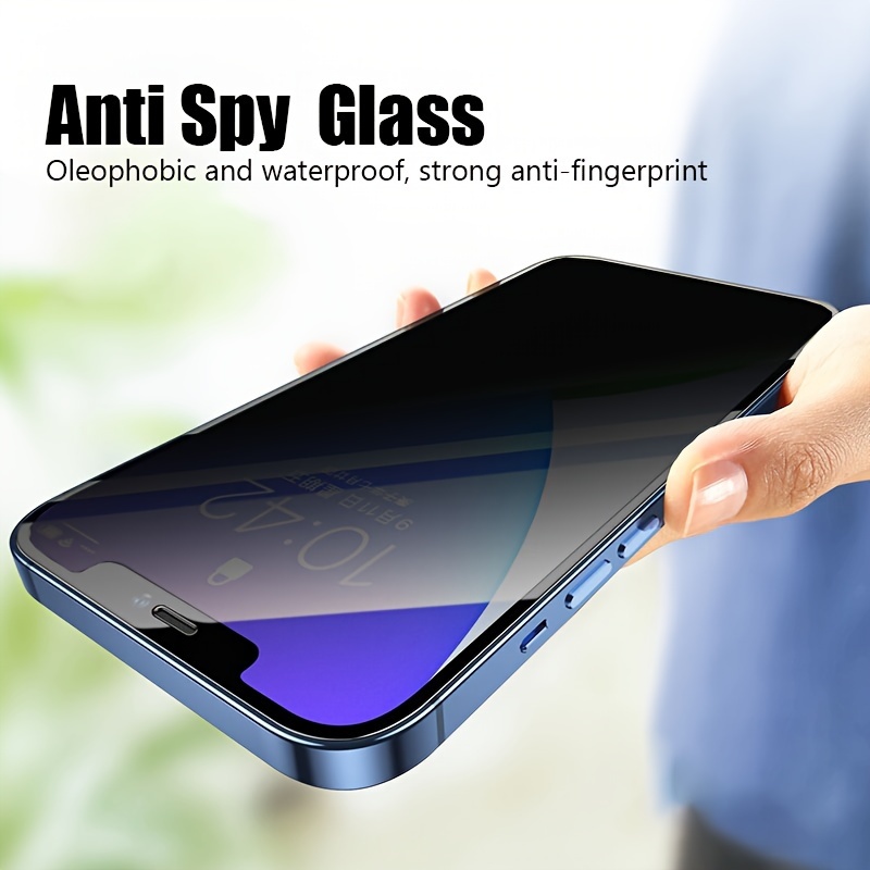 Privacy Anti-Spy Glass Screen Protector For iPhone XR 11 13 14 15 Pro Plus  Max