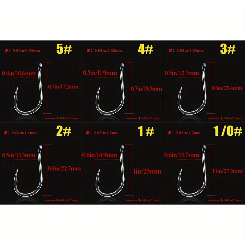 Light Offset Live Bait Hooks High Carbon Steel Barbed - Temu