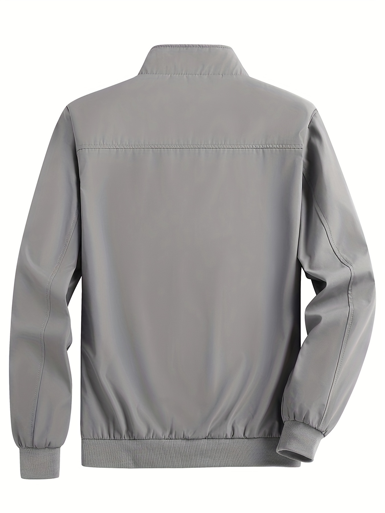 Men's Lightweight Stand Collar Zipper Jacket