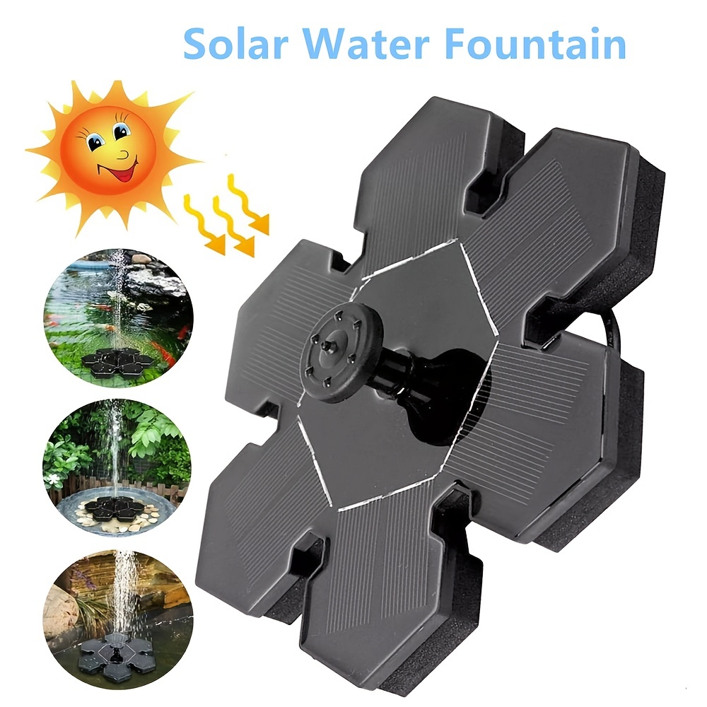 1pc Solar Fountain - Save With Free Shipping and Returns on Our Store