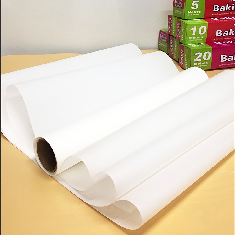 5M 10M Baking Paper Parchment Paper Rectangle Baking Sheets for Bakery BBQ