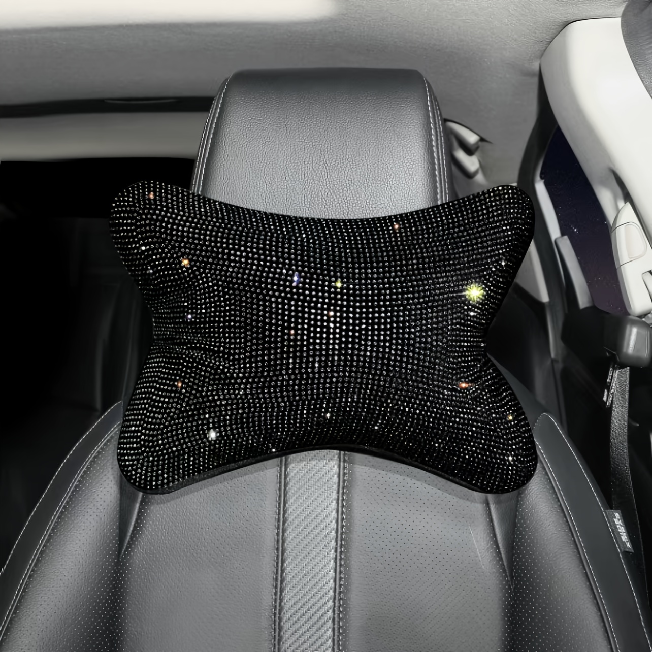 Bling Car Accessories Women Colorful Rhinestone Car Neck - Temu