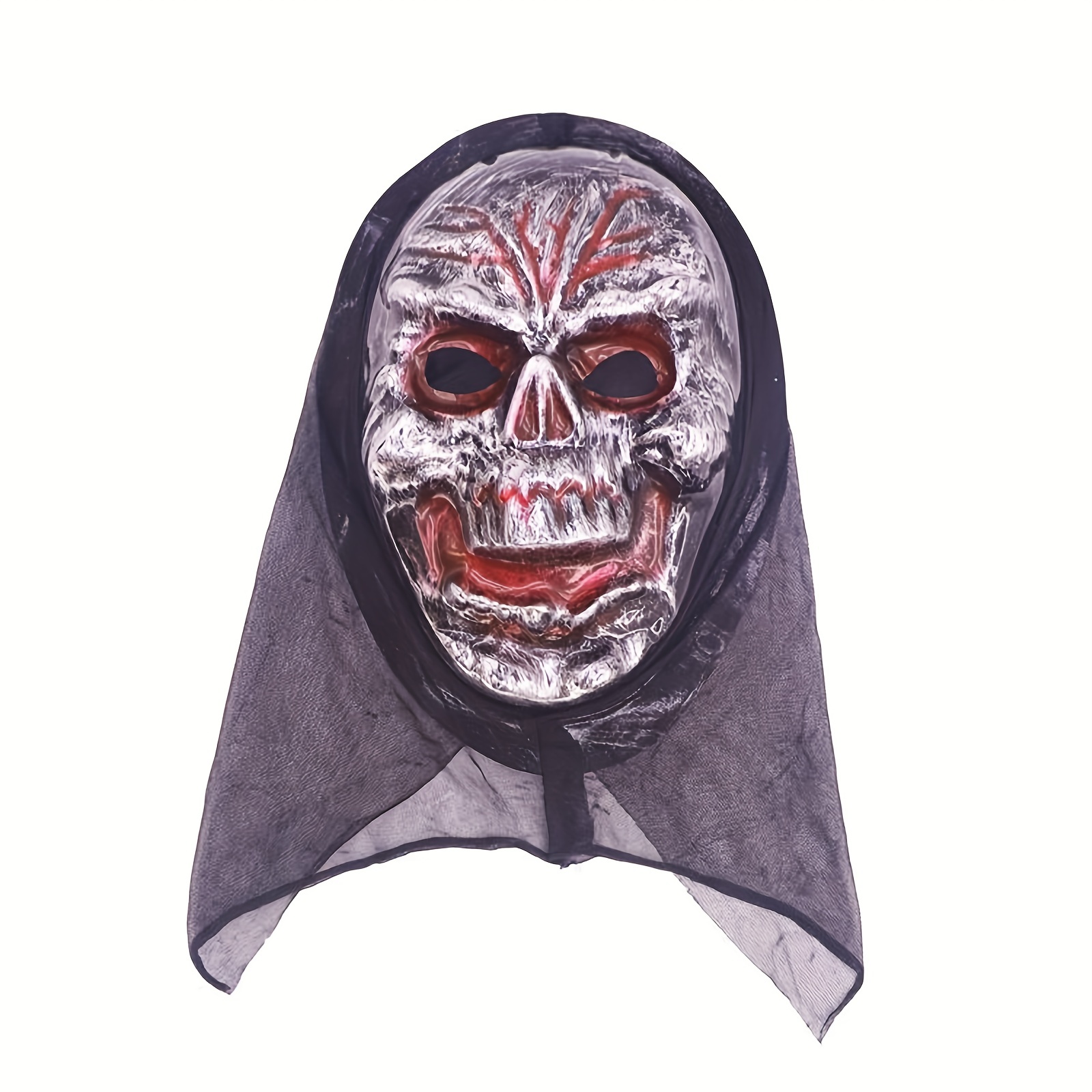 1pc Men's New Skull Ghost Face Mask, Halloween Cosplay Dress Up Mask, Skull  Full Face Mask Costume Mask,Call Duty Mask