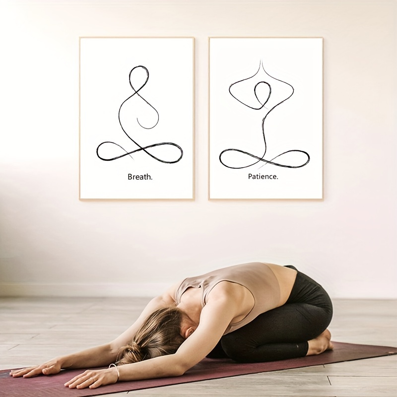 Ashtanga Primary Series Yoga and Pilates Workout Chart Poster