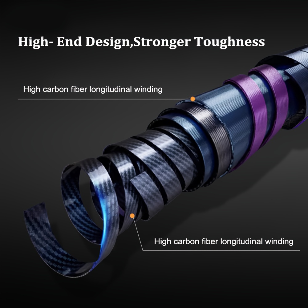 High Carbon Fiber Telescopic Fishing Rod