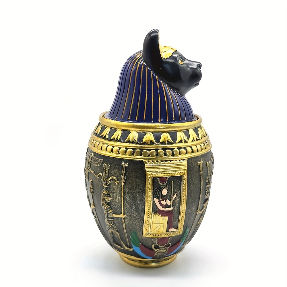 Ancient Egyptian Pharaohs Anubis Design Pet Urn Dog Ashes Container, Ashes  Holder Memorial Cremation Urns Cats Ashes Keepsake Funeral Supplies