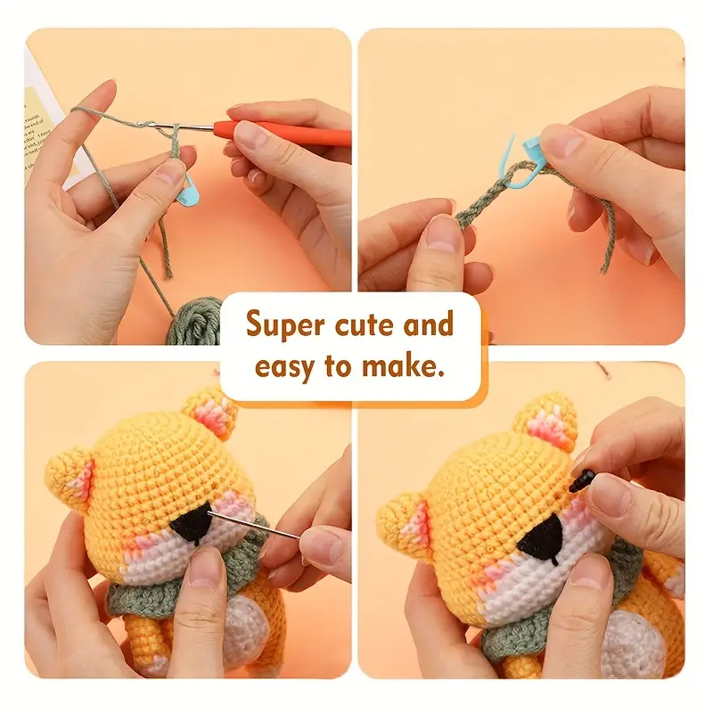 Crochet Kit For Beginners Beginner Crochet Starter Kit - Temu
