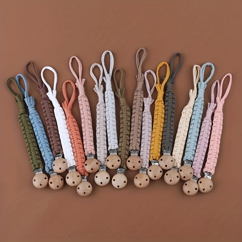 Vintage Crochet Handmade Baby Pacifier Clip Pacifier Chain - Temu