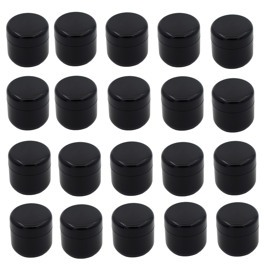 

30pcs Blackout Cosmetic Cream Jars, 30g Travel Size Containers With Light Shielding - Small Capacity, Unscented Plastic