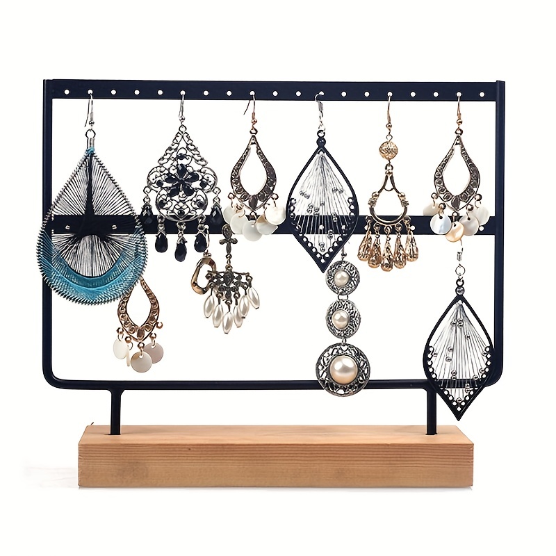 Metal 3 Tier Earrings Organizer Display Stand