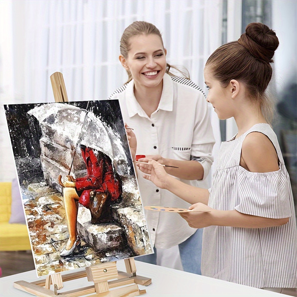 Peinture par Numéros pour Adulte, DIY Peinture Acrylique Enfants débutants  Facile sur Toile 40×50cm avec peintures(sans Cadre)