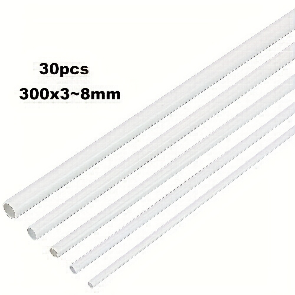 1/5/25/50pcs ABS plastic round rods for home,house sand table model  building stick