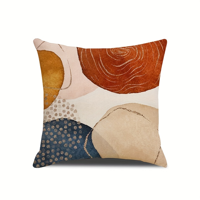 Four Square Geometric Throw Pillow