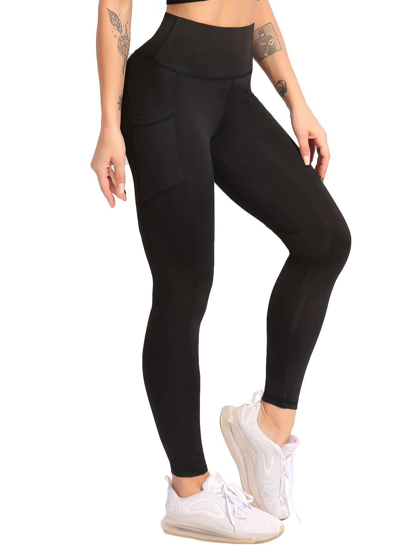 Vêtement Sportif Femme Legging Sport Femme Flatik Avec Poches - Pantalon Fitness Yoga Course Opaque Vêtement Fitness