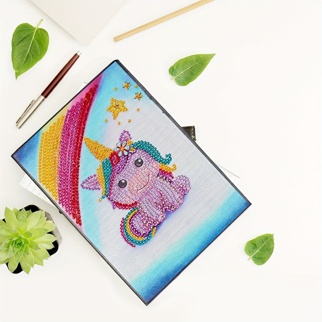 5d Diy Artificial Diamond Painting Notebook Diary Special - Temu