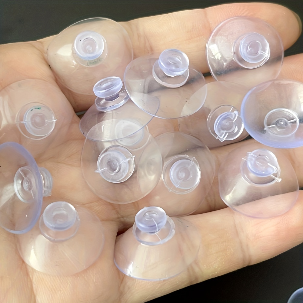 Suction Cup Hooks Upgrade Clear Pvc Suction Cups Plastic - Temu