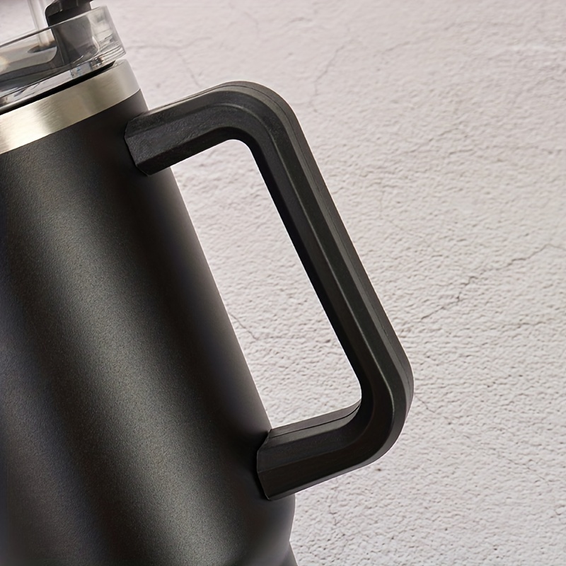 1200ml Stainless Steel Water Cup Insulated Bottle With Handle & Straw