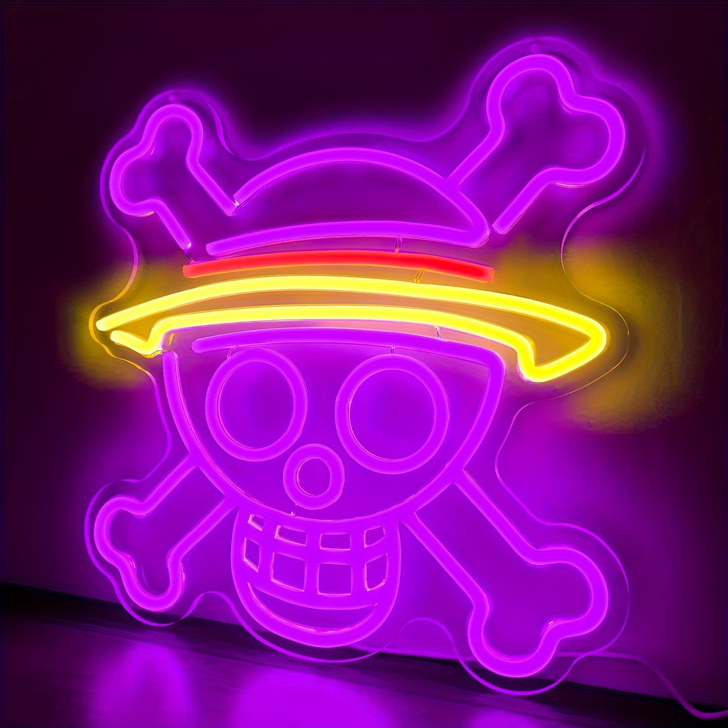 1pc Dimmable Anime Neon Sign Skull Head Neon Light, LED Neon Sign, For  Bedroom Game Room Wall Decoration Club Party Birthday Halloween Christmas  Gifts