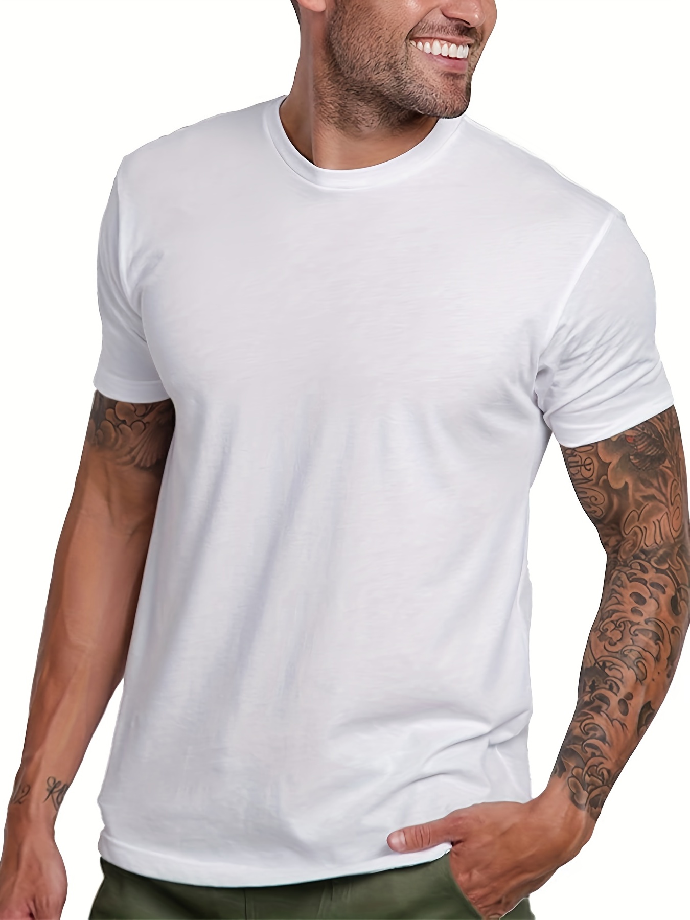 Breathable Quick Drying Men's Short Sleeve T shirt Fitness - Temu