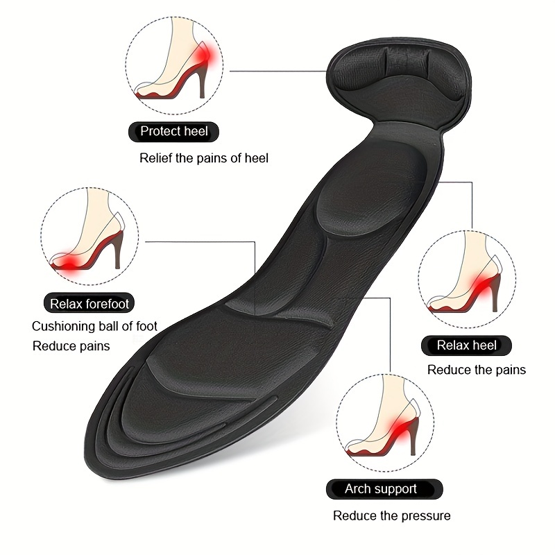 Memory Foam Insole Pad Inserts Heel Post Back Breathable - Temu