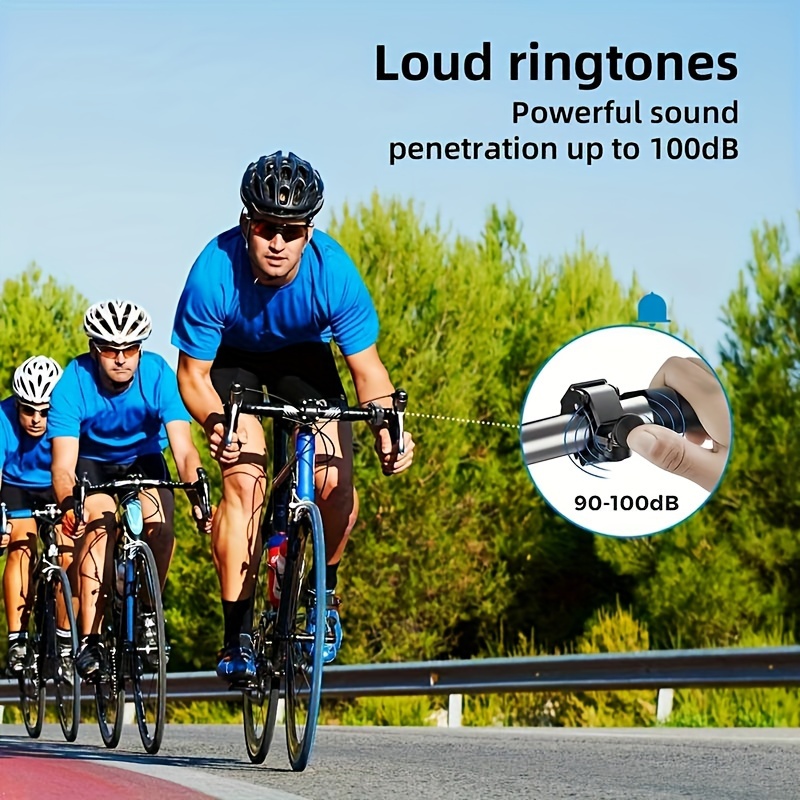 Invisible Loud Bike Bell Bike Horn Hidden Bell Cycling Temu