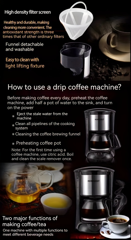 Dual purpose coffee maker makes pot or single cup and it's on sale