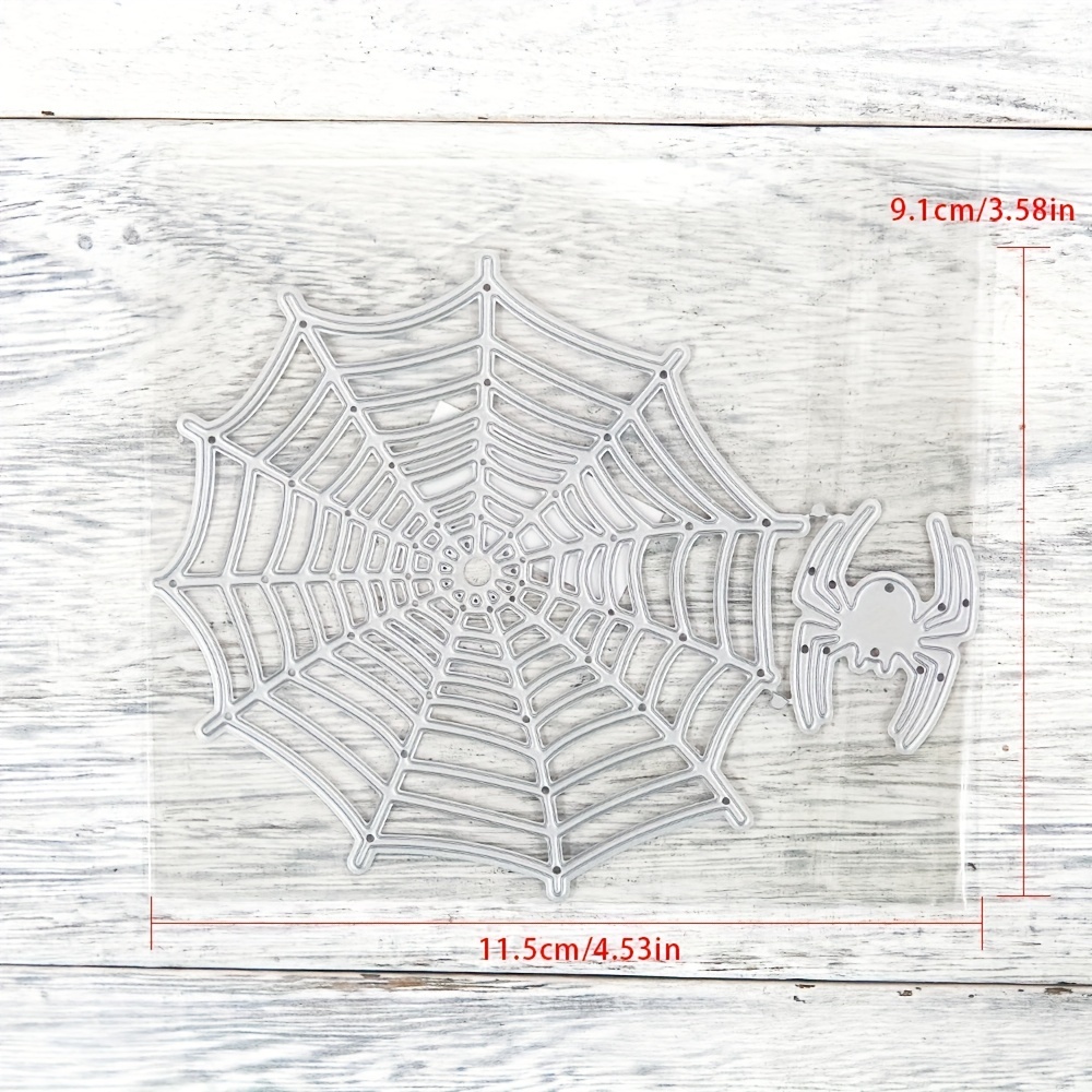 Halloween Spider Cutter Couteau Pochoir Cobweb Metal Cutting Dies Funny  Decor Diy