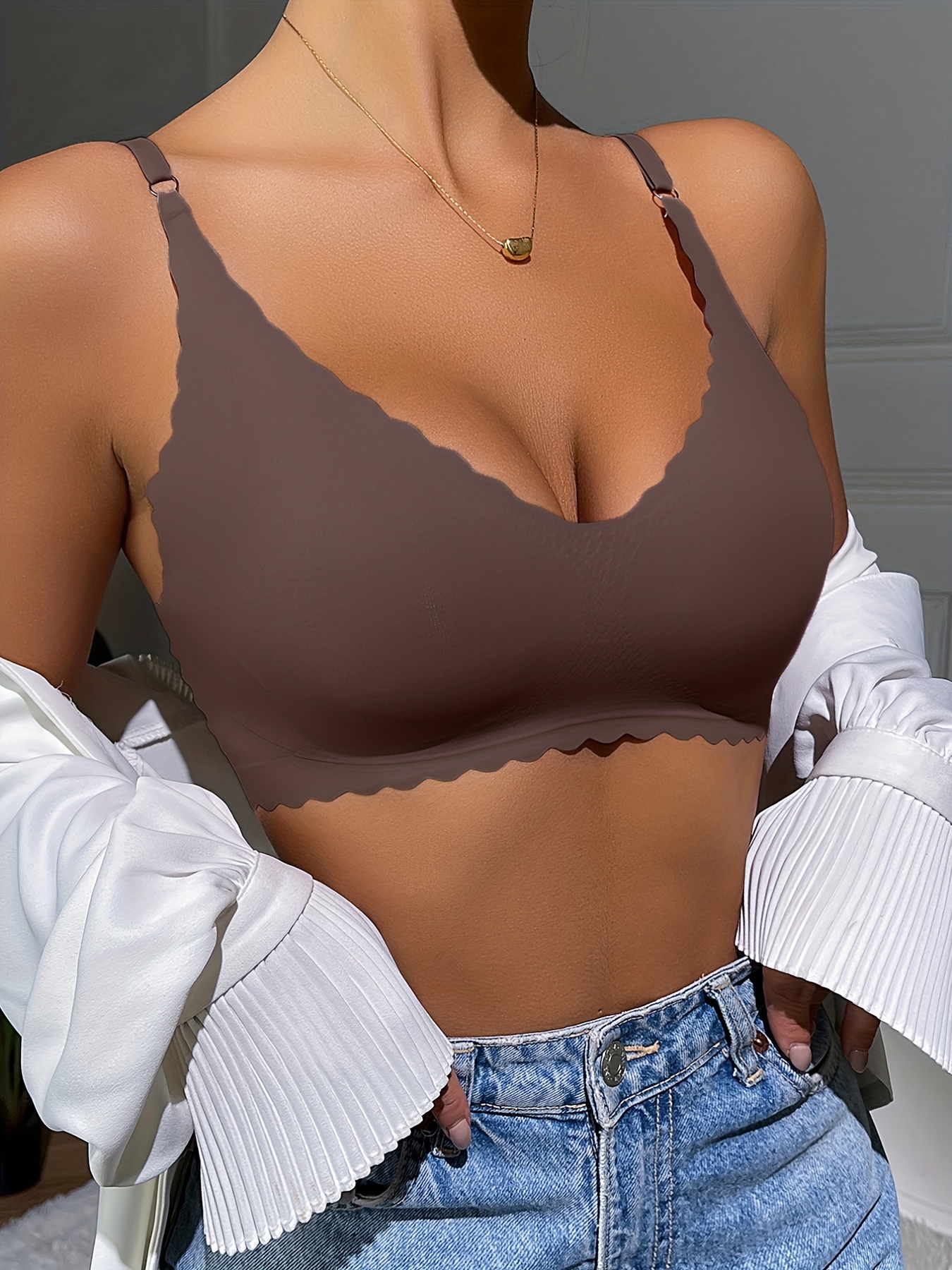 Seamless soft bra