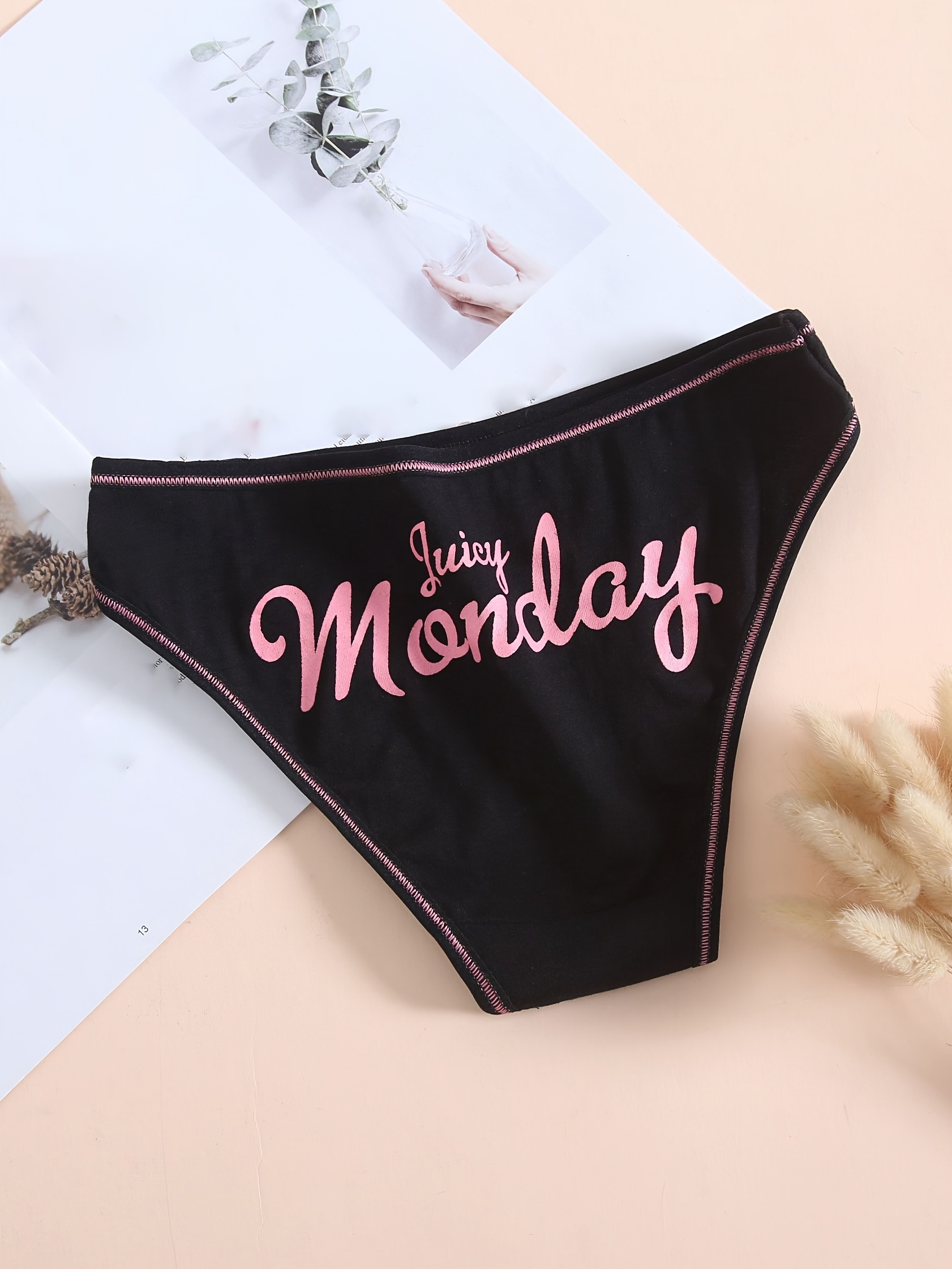 Panties / Ladies Underwear/thong /7 Days of the Week Women's
