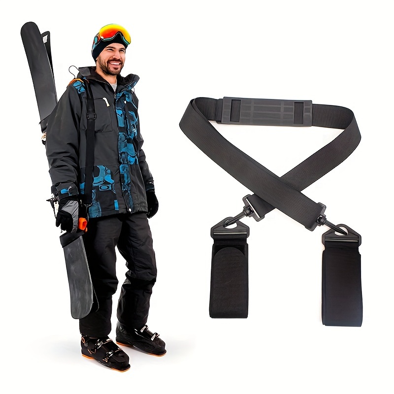1pc Sangle D'épaule Réglable Pour Bâton De Ski, Porte-bâton De Ski, Sangle  De Poignée De Snowboard