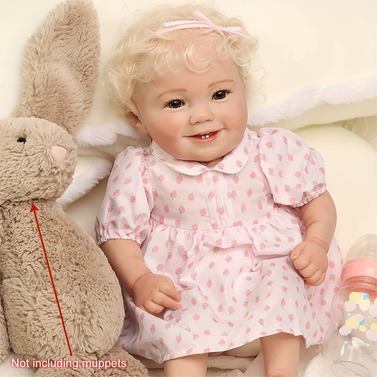 Reborn Baby Dolls - 43.18 Cm Realistic Newborn Soft Vinyl Baby Dolls Toy  For Kids