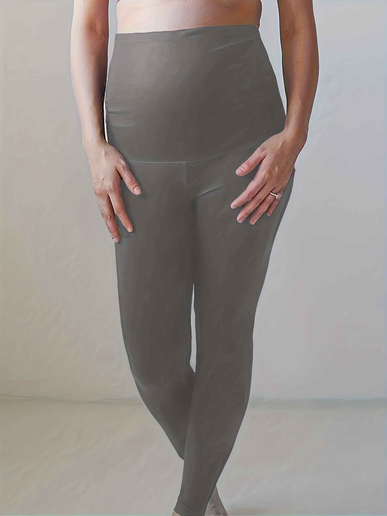 Pantalon De Maternité De Yoga Pour Femmes Enceintes - Temu France