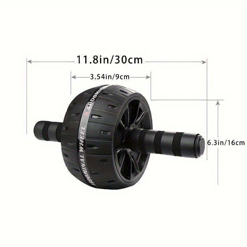 [Abdominal Wheel Fitness] 1pc Abdominal Wheel - Core Training, Body Exercise, Sports Fitness - With Kneeling Pad