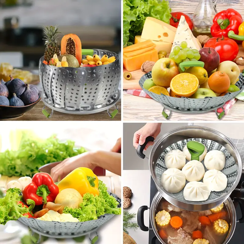 Vegetable Steamer Basket For Pot, Food Steamer For Cooking