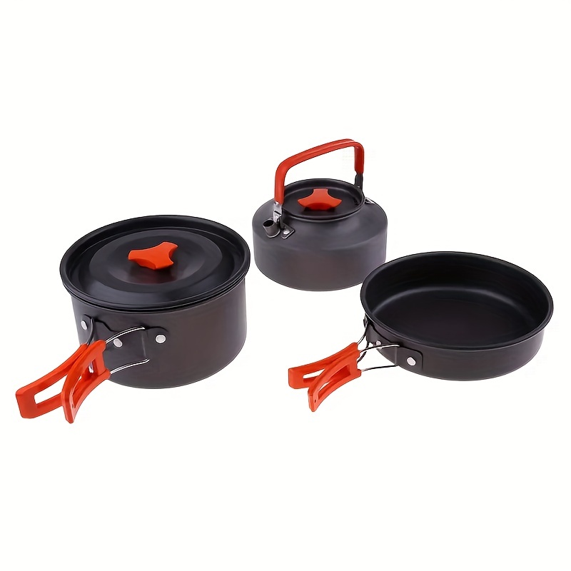 Koraman Aluminum Outdoor Camping Cookware Set Folding - Temu