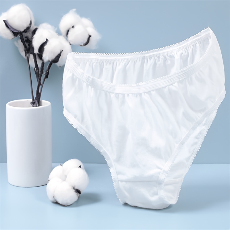 High waisted Disposable Panties Women Cotton Sterile - Temu New