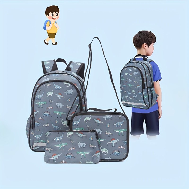 Backpack Lunch Bag And Pen Bag Set Kids Backpacks For Girls - Temu