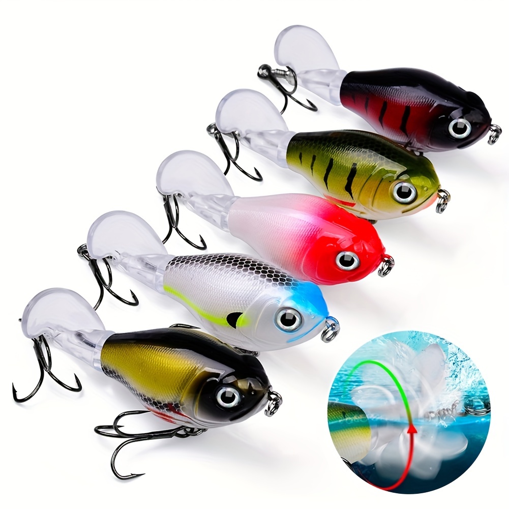 1pc 16 0 56oz Floating Rotating Tail Fishing Lure Bionic Hard Sipinner Buzz  Bait Vib Crankbait With Treble Hook Fishing Tackle, Shop Now For  Limited-time Deals