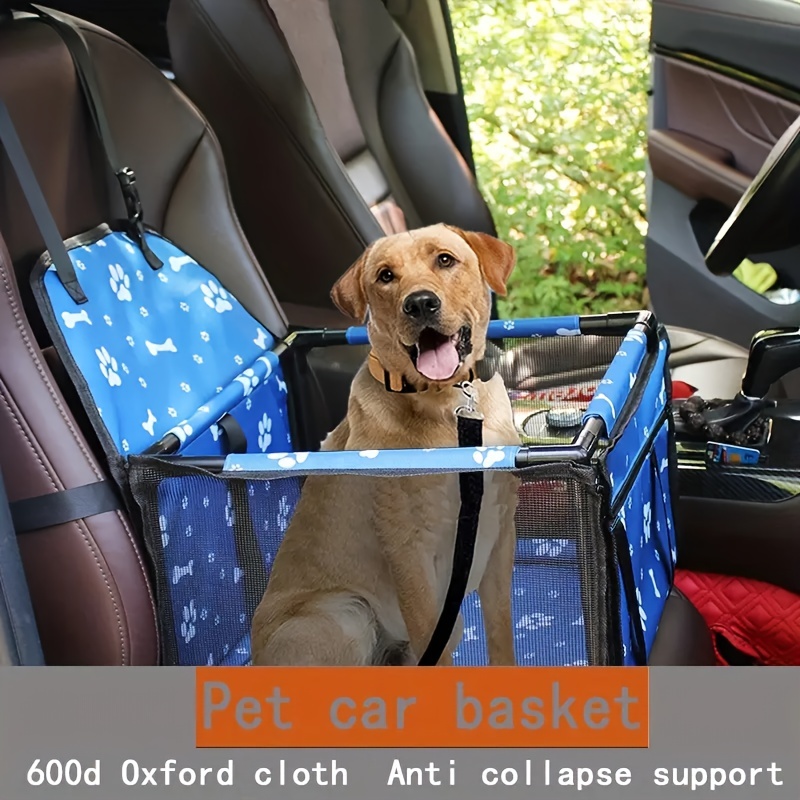 Dog Car Seat Cover Impermeable Viaje Mascotas Portador - Temu