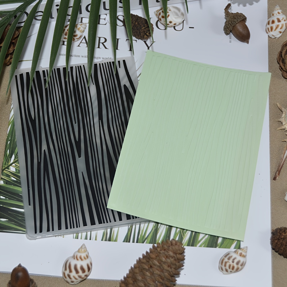Trees Plastic Embossing Folders for Card Making Leaves Embossing