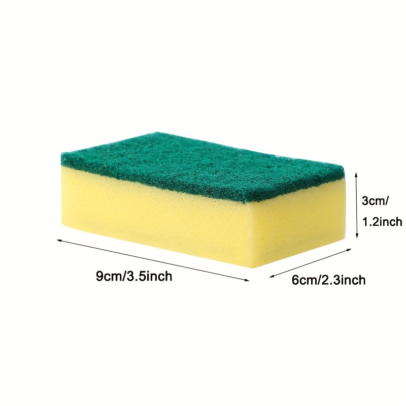 Kitchen Cleaning Sponges,20 Pack Eco Non-scratch Scrub Pads Sponge For  Dish,scrub Sponges