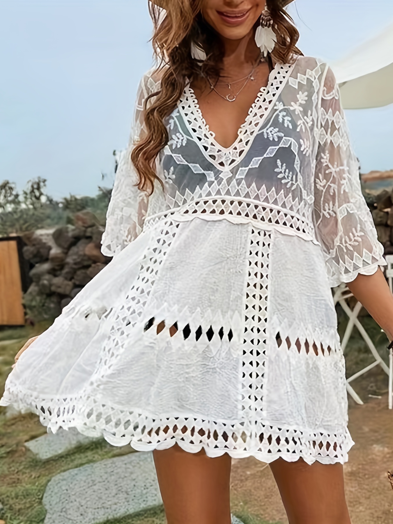 ROPA VESTIDOS MUJER verano/playa. Bohemio/Hippie, Casual, Informal