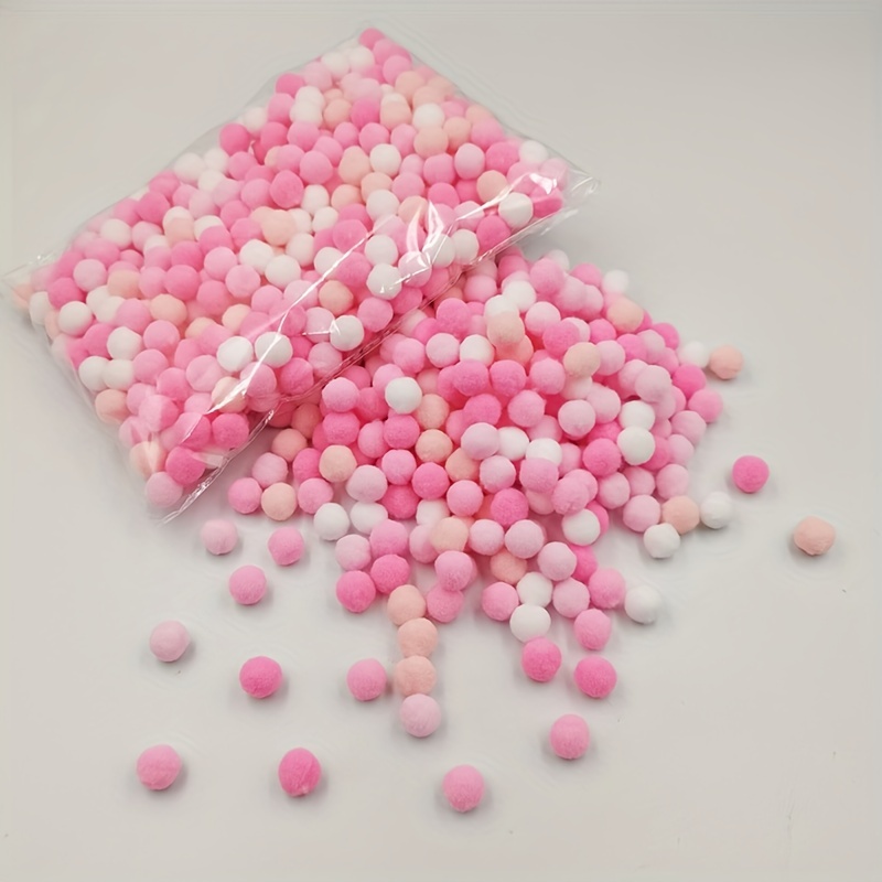 10Mm/15Mm/20Mm Mixed Color Pom Poms for Christmas Crafting, Small Plush Balls for DIY Projects.