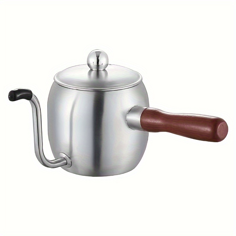 Portable Stainless Steel Coffee Pot With Detachable Handle - Temu