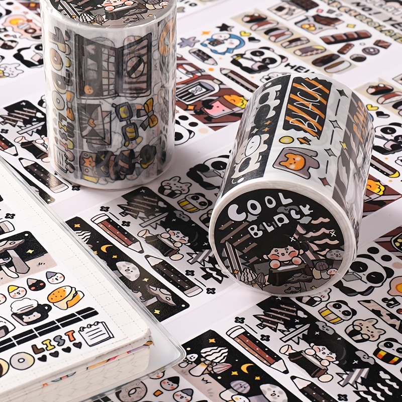 Adorable Cartoon Washi Tape - Perfect For Kpop Crafts, Diy