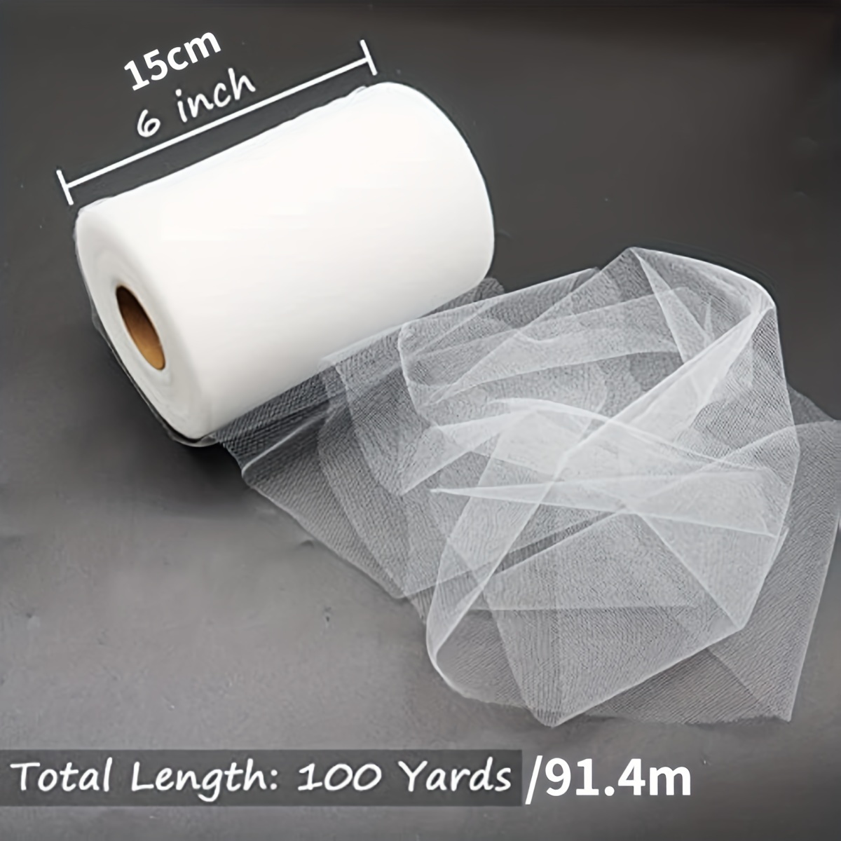  IONTACH White Tulle Fabric Rolls 54 Inch by 40 Yards Fabric  Tulle Bolt for Wedding Decorations DIY White Tutu Baby Shower Table Skirt  Ceiling Decor Birthday Party Craft Supplies : Home
