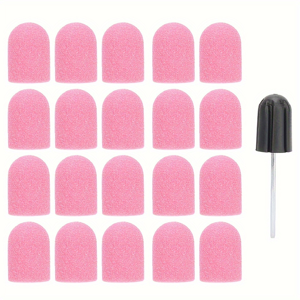 Set Of 20 Nail Drill Bits, Designed For And High In Nail Sanding, Featuring A And A Size Of 3/32 Inch