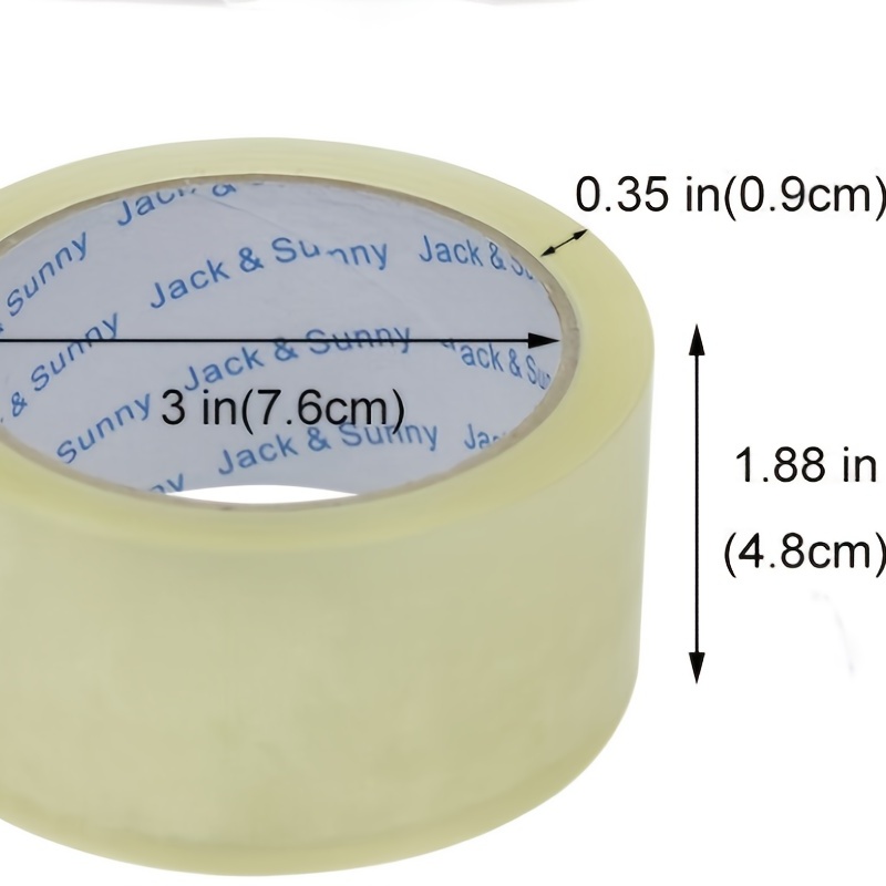 1pc Transparent Tape Large Roll Sealing Tape Packaging Tape Sealing Tape  Transparent Tape Wide Tape