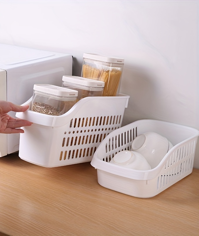 Cabinet Storage Box With Pulley Under Sink Sundries - Temu